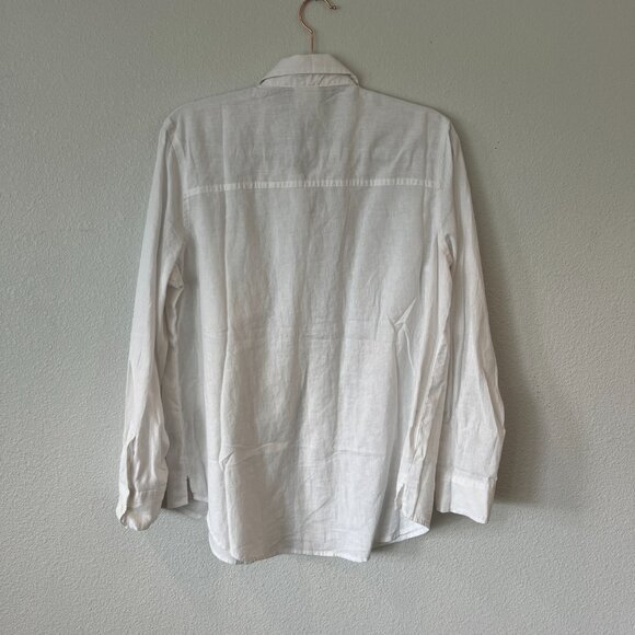 Gap Easy Shirt NWT in Cotton/Linen Blend Casual Button Down - Picture 9 of 9